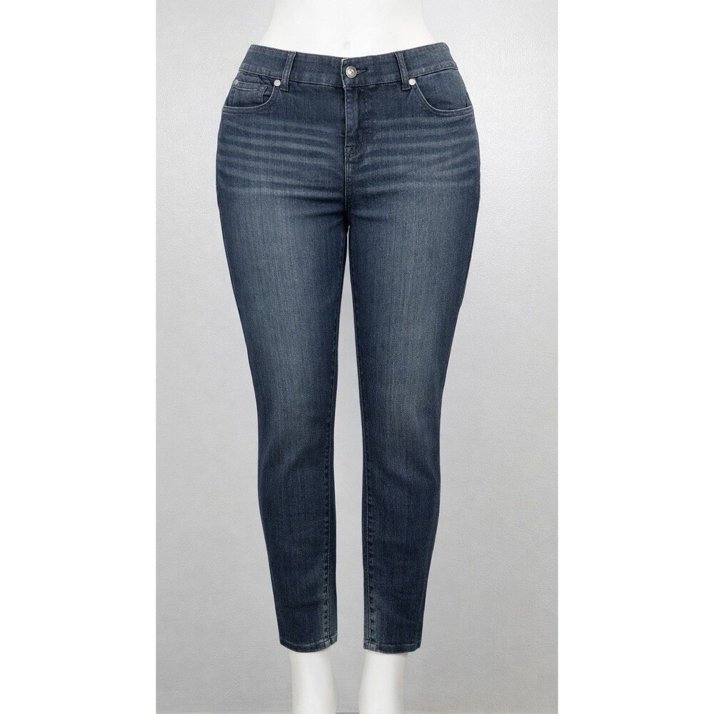 Torrid Bombshell Skinny Jeans 16S Short Dark Wash Premium Stretch